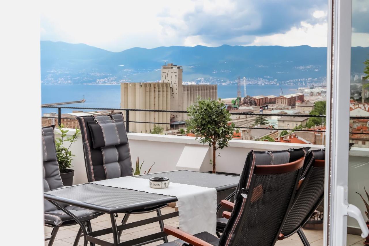 Апартаменти 105M2 Penthouse Sea View Rijeka With Free Garage Parking Екстер'єр фото